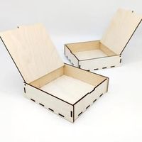 Fichiers vectoriels SVG CNC sans colle pour boîte cadeau en bois, découpe laser, emballage et présentation – Fichier de découpe vectoriel CDR DXF Plan de découpe
