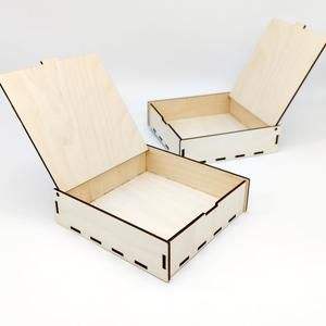 Boîte cadeau en bois sans colle, 20 pièces, diy bricolage, limes photochromiques, pour découpe laser, emballage, plan de coupe vcd, DXF - Product Image 6