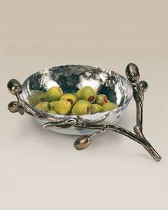 Branches de feuilles de qualité exclusive Argenterie ronde Bol de service alimentaire en acier inoxydable Dernier design Bol à salade de cuisine de grande taille - Product Image 2