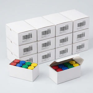 Sterile Leakproof Various Color Flip-Off Combination Lids with Complete Matching Rubber Stopper for Glass Vial Containers - Product Image 2