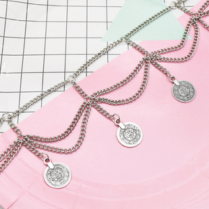 <span class=keywords><strong>Catena</strong></span> Multistrato da Vita con Monete e Nappe, Gioielli per il Corpo da Donna, <span class=keywords><strong>Catena</strong></span> per Bikini da Spiaggia - Product Image 6