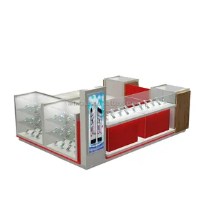 Artworld Displays Accesorios para teléfonos Kiosk Phone Kiosk Glass Display Showcase en tienda minorista