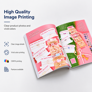 Service d'impression de brochures personnalisées, catalogue à couverture souple, conception de magazines et de livres avec papier d'art, gaufrage et estampage à chaud, impression UV - Product Image 4
