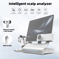 Analyseur intelligent du cuir chevelu AI, testeur de follicules pileux, loupe, scanner UV de la peau pour salon de beauté