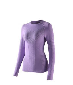 Ensemble de <span class=keywords><strong>ski</strong></span> et de cyclisme pour femmes, automne et hiver, sous-vêtements thermiques de sport, absorbant la transpiration et évacuant l'humidité, combinaison de <span class=keywords><strong>ski</strong></span> - Product Image 3