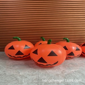 Halloween Inflatable Pumpkin Ball 40cm 60cm After Inflation Outdoor Yard Decoration Christmas Halloween Easter Decor Unisex Gift - Product Image 4