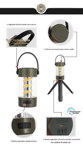 Outdoor camping dedicated Bluetooth <b>speaker</b>, ambient light, wireless high volume, <b>small</b> portable handheld camping outdoor - Product Image 2