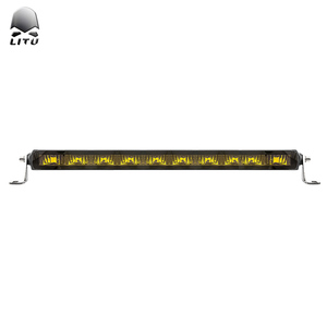 Barra de montaje de luz de conducción de una sola fila de 20 pulgadas de emisión lateral ATV barra LED delgada 12V 24V impermeable IP68 4x4 barra de luz LED - Product Image 2
