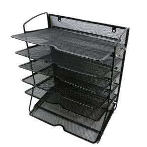 Estante de metal de acordeón escritorio paso bolsillo Oficina archivo colgante organizador caja - Product Image 2