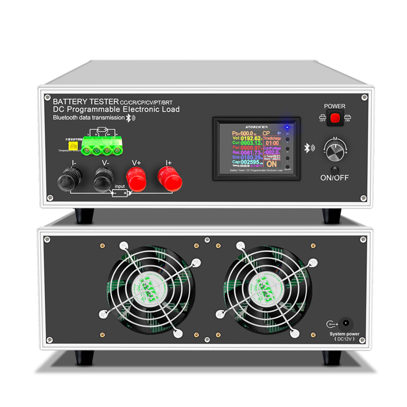 Tester Di Batteria DLB-600W 40A – Carico Elettronico Per Litio E Piombo-acido, Monitor Di Scarica E Potenza Con Display Numerico