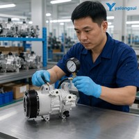 YLS Auto-Klimaanlagenkompressor für Toyota Avensis 2.0 2.2 2.4 88310 05090 88310 05120 447190 3660 Scroll-Klimaanlagenpumpe 7PK