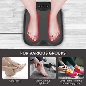Shiatsu <strong>Foot</strong> <strong>Massager</strong> with Heat, Toe Control &amp; Detachable Cover, Electric <strong>Foot</strong> Warmer for Pain Relief, Use on <strong>Feet</strong>/Back/Legs - Product Image 4