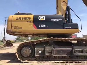 Excavadora de cadenas usada de 40 toneladas, modelo 340D/330D, con capacidad de cazo de 1.15m y potencia de 110KW - Product Image 6