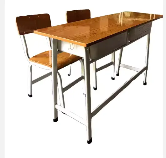 Minimalist tarzı çift öğrenci mobilya seti ahşap salon oturma odası ev ofis daire kullanımı düşük fiyat okul mobilyaları