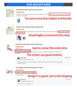 홀로그램 방수 컬러 인쇄 비닐 스티커 맞춤형 모양 스누스 라벨 스누스 스티커 바이알 라벨 테스트용 - Product Image 4