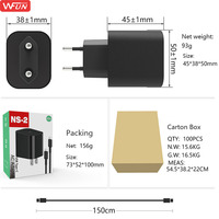 Adaptateur secteur 60W EU US UK pour Switch 2, alimentation 20V/3A avec câble Type-C de 150cm/5FT, charge rapide pour NS 2