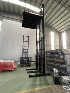 <span class=keywords><strong>Platform</strong></span> kerja lift hidrolik kustom 500Kg <span class=keywords><strong>800Kg</strong></span> 1000kg pengangkat kargo kapasitas untuk ritel baja baru untuk gudang - Product Image 6