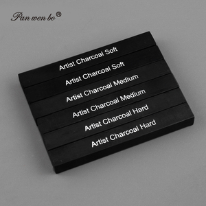 Set di <span class=keywords><strong>Carboncini</strong></span> Artistici Panwenbo, 6 Pezzi Professionali Duri/Medi/Morbidi, Bastoncini di Carboncino Compresso Quadrati <span class=keywords><strong>per</strong></span> <span class=keywords><strong>Disegno</strong></span>, Schizzi e Ombreggiature - Product Image 5