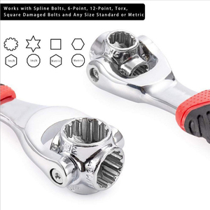 Cờ Lê Ổ Cắm Đa Năng 48 Trong 1 360 Độ Thông Dụng Cờ Lê Dụng Cụ Mô-men Xoắn Cao Thiết Kế Công Thái Học Thoải Mái - Product Image 6