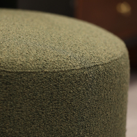 Fauteuil d'appoint en velours vert olive, fauteuil de détente rembourré, siège de salon moderne, mobilier de maison