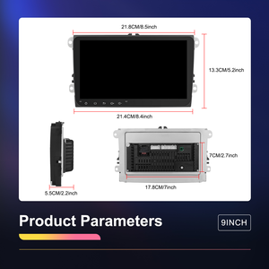 Podofo 9 ''<span class=keywords><strong>android</strong></span> đài phát thanh xe 1 + 32G/2 + 64G Carplay <span class=keywords><strong>Android</strong></span> Auto Car Stereo với GPS Wifi FM RDS cho VW/Skoda/Seat/Passat/Golf - Product Image 5