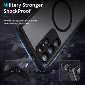 AilesTecca, funda magnética translúcida <span class=keywords><strong>a</strong></span> prueba de golpes, funda de teléfono de carga inalámbrica para <span class=keywords><strong>Samsung</strong></span> S25 Ultra S23 Plus S22 S21 FE A53 5G - Product Image 6