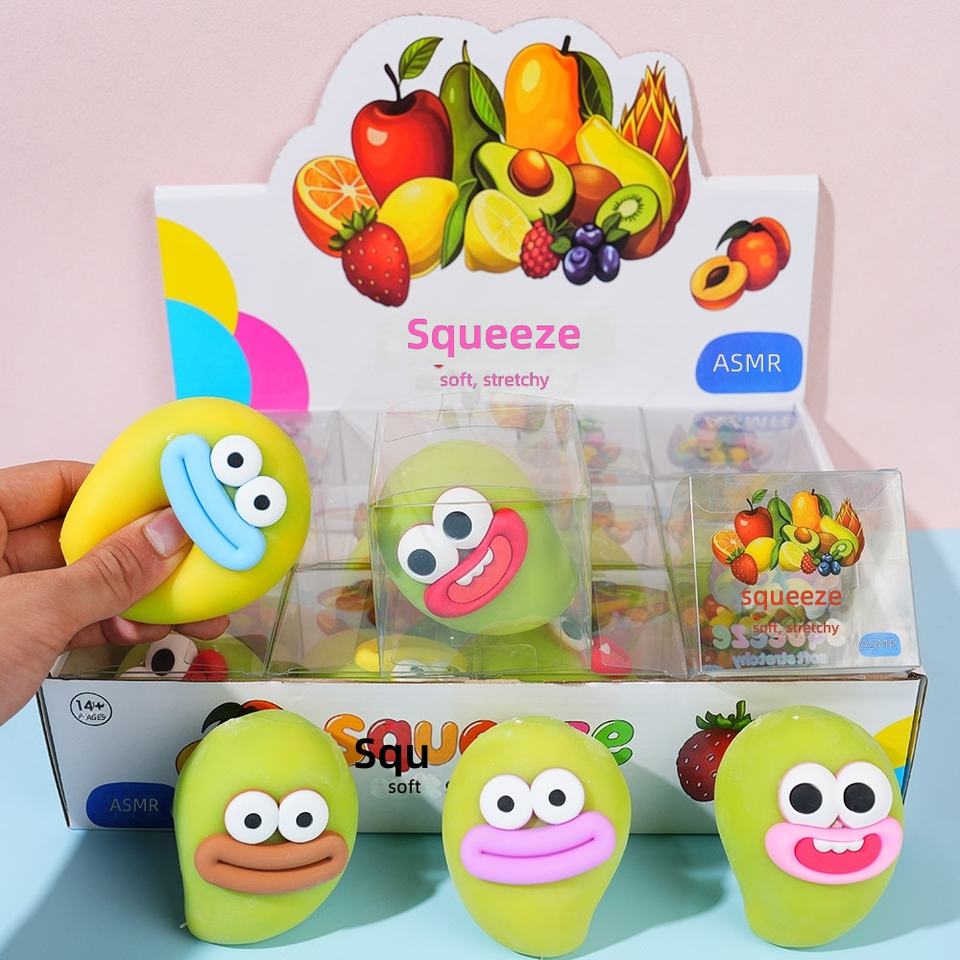 Quirky for Building Block Rubber Ugly Orange Squishy Toy Stress Relief ...