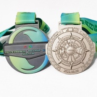 Medallas de Maratón al por Mayor, Ecológicas, con Logotipo Personalizado, Estilo Pirámide, Premio Deportivo de Metal Dorado, Diseños Personalizables para Eventos de Carrera