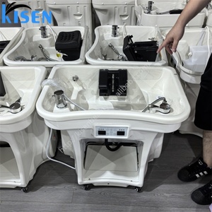 Kisen Precio Directo de Fábrica Lavacabezas Japonés para Spa Capilar con Vapor Certificado CE Requiere Fontanería - Product Image 5