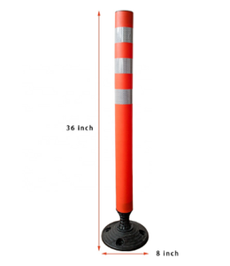 Postes Delimitadores de Tráfico Naranja para Estacionamiento y Calle, Venta al por Mayor de Fábrica - Product Image 3
