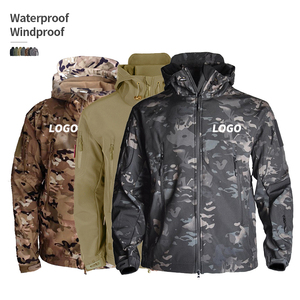 เสื้อกันลมกันหนาวมีฮู้ดสำหรับผู้ชายเสื้อกันลมกันหนาวกันน้ำ - Product Image 1