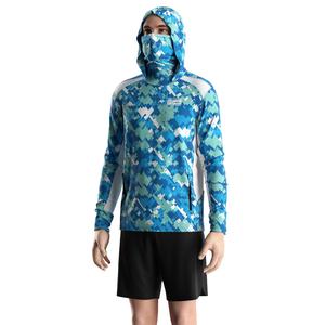 Sudadera de Pesca de Alto Rendimiento con Máscara Facial Integrada, Material de Secado Rápido y Malla Lateral Ventilada para Máxima Comodidad - Product Image 6