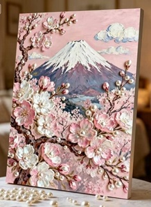Kit d'art paysager en acrylique XIXI DIY 30x40cm avec cadre, peint à la main pour la décoration intérieure et le soulagement du stress - Product Image 2