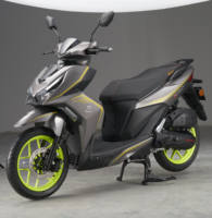 Scooter à essence personnalisé haute performance 125CC, vitesse maximale de 80 km/h, moteur EFI CBS, frein à disque double, scooter en stock