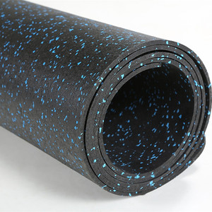 Fabrikgefertigte, Vibrationsdämpfende Stoßdämpfer-EPDM-Granulat-Fitness-Gummi-Bodenbeläge für Großhandels-Fitnessmatten - Product Image 3