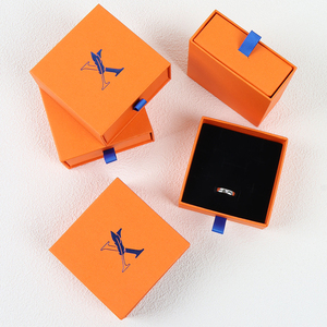 Luxury Custom logo Small square Paper <b>Gift</b> <b>Boxes</b> <b>for</b> Jewelry - Product Image 3