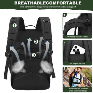 Bán buôn 45L chiến thuật Ba Lô Mini <span class=keywords><strong>Heavy</strong></span> <span class=keywords><strong>Duty</strong></span> không thấm nước mochilas taticas đi bộ đường dài Túi Oxford chiến thuật Ba lô cho nam giới - Product Image 3