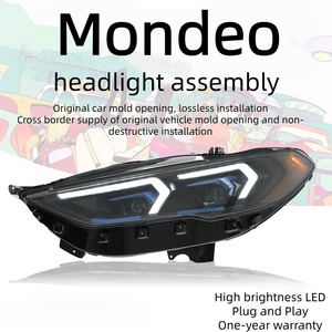 New 12V LED ống kính ban ngày chạy ánh sáng chỉ đạo đôi móc cho 17-20 cho Ford Mondeo Đèn pha lắp ráp sửa đổi chúng tôi phiên bản - Product Image 2