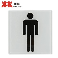 Plaque de porte en acrylique personnalisée de haute qualité, moderne, pour extérieur, bureau, avec fonction mobile, vente chaude