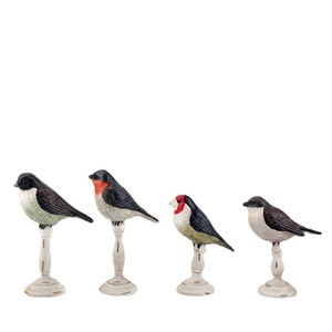 Adorno de Golondrina Pintado a Mano de Fábrica China, Decoración Creativa Realista para Estudio y Entrada, Decoración del Hogar de Resina - Product Image 4