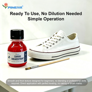 Vernice per Ricolorare Scarpe in Tela, Flessibile <span class=keywords><strong>e</strong></span> Anti-Crepa, per Rinnovamento Fai-da-Te di Calzature, Colore Personalizzabile, Vendita all'Ingrosso - Product Image 2