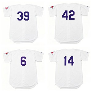 Camiseta de Béisbol Retro Cosida de los Duke Sniders de 1951 con los Nombres de Gil Hodges, <span class=keywords><strong>Jackie</strong></span> <span class=keywords><strong>Robinson</strong></span>, Pee Wee Reese y Carl Furillo, para Adultos y Jóvenes, Tallas S-5XL - Product Image 1