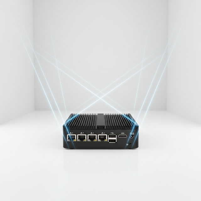 N100 Quad Core 4 Lan 2.5G Server Computer DDR4 RAM Nvme SSD Network Appliance Router Pfsense Firewall Mini PC VPN in Stock