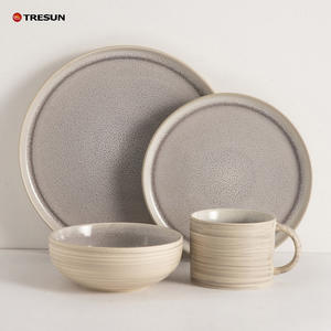 Custom Nordic Matte Reactive Glaze Ceramic Ramen <b>Soup</b> <b>Bowl</b> Stoneware Rice <b>Bowls</b> Pottery Cereal <b>Set</b> - Product Image 5