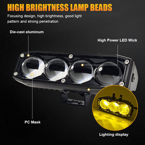 Nuevo Faro LED de 12V y 7 Pulgadas con Diseño de Ojo de Ángel, Color Blanco Ámbar, Resistente al Agua, Apto para Varios Vehículos Todoterreno - Product Image 3