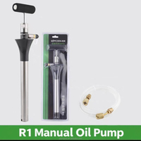 WiPCOOL Pompe à huile à pédale et pistolet à huile à main PCO-1 PCO-2 R1 R2 pour les systèmes de réfrigération et de climatisation
