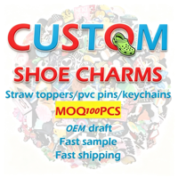 Breloques personnalisées pour chaussures, autocollants pour sabots, breloques 2026, breloques de créateur personnalisées en PVC pour chaussures, logo personnalisé pour sabots femme et homme