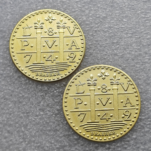 Monedas conmemorativas de 1786 DBLN Brasher Lima <span class=keywords><strong>Doubloon</strong></span>, regalos, decoración del hogar - Product Image 2