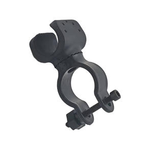 Clip de support de lampe de vélo réglable, diamètre 3.5cm, support de montage en caoutchouc noir pour lampe torche, vélo de montagne, vélo de route - Product Image 5