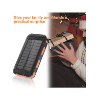 Banque d'Énergie Solaire Rapide de 20000mAh Transfrontalière avec Logo Personnalisé, Haute Capacité, Étanche et Boussole pour le Japon